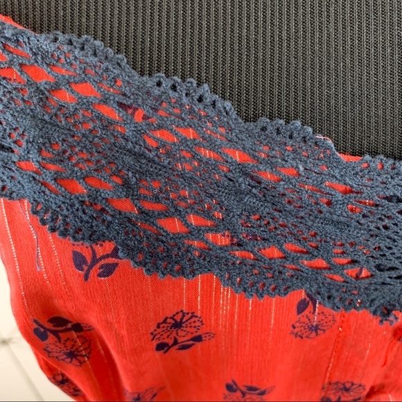 Modcloth Floral And Lace Boho Maxi Dress Size Small - Picture 5 of 14